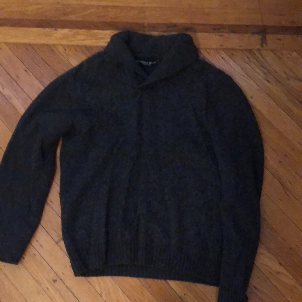 Men L Daniele blasi sweater wood textured